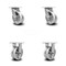 Service Caster 5 Inch V Groove Semi Steel Caster Set with Roller Bearings 2 Swivel 2 Rigid SCC SCC-30CS520-VGR-2-R520-2 - alternate 1